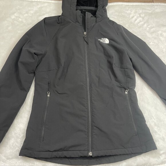 The‎ North Face Shelbe Raschel Hoodie Windwall Jacket Women's Size Small Black - Picture 12 of 12